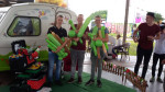 Zero festival, stoere mannen komen voor balloncreatie